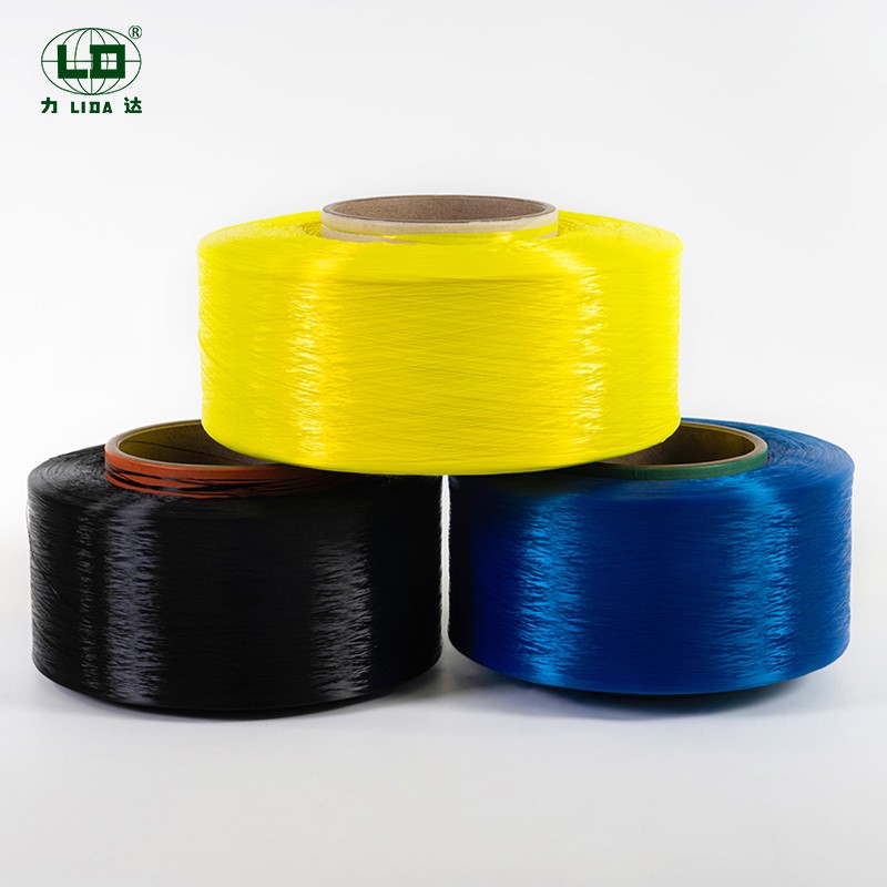 Hvor er høy styrke lav krymping polyester trilobal profilert filament egnet for bruk